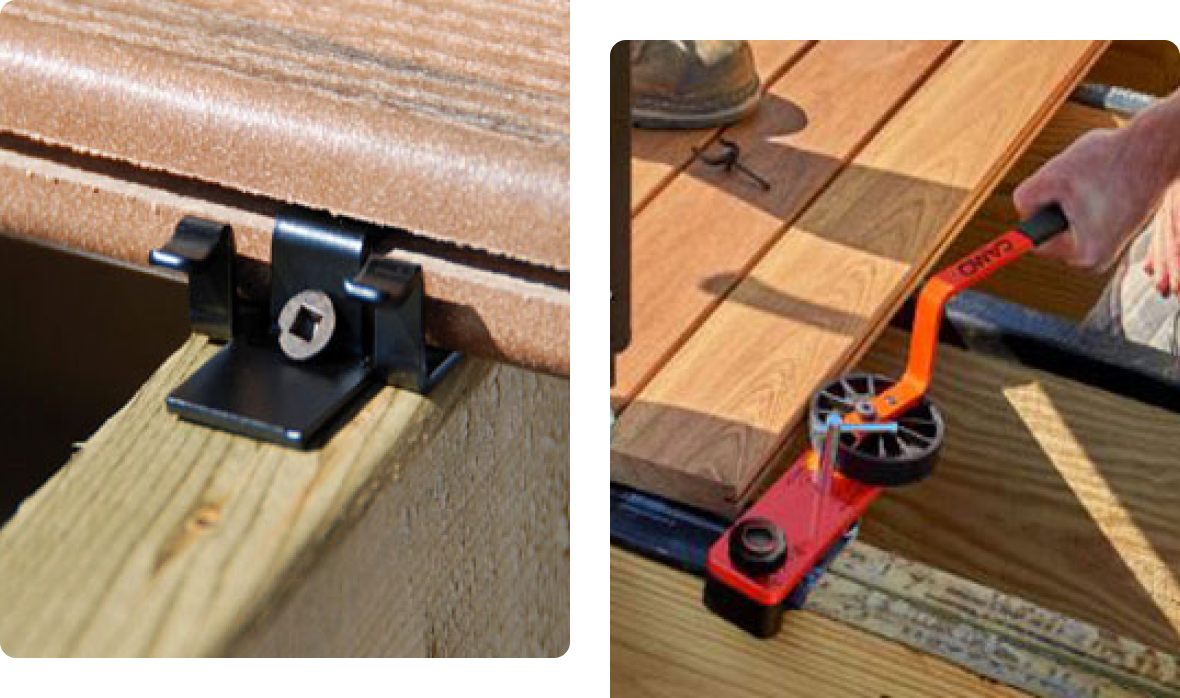 Decking Screws, Clips, & Tools